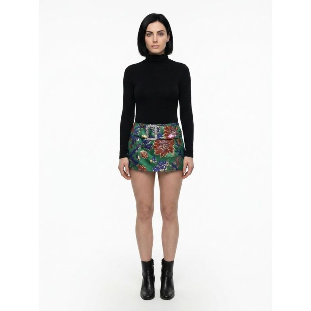 Dolce & Gabbana Multicolor Cotton Mini Women's Skirt